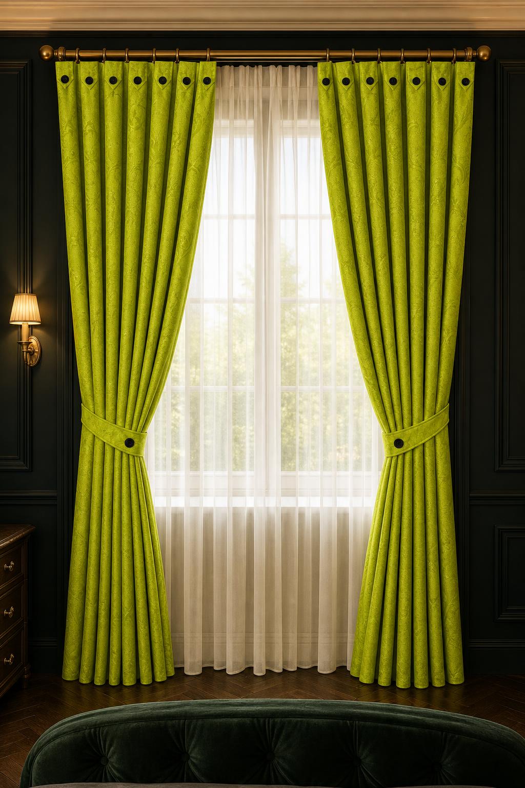 Cortinas Jacquard Gruesas — Elegancia para Cada Espacio