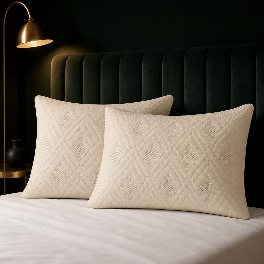 Almohada Siliconada 45x65 con Funda Acolchada