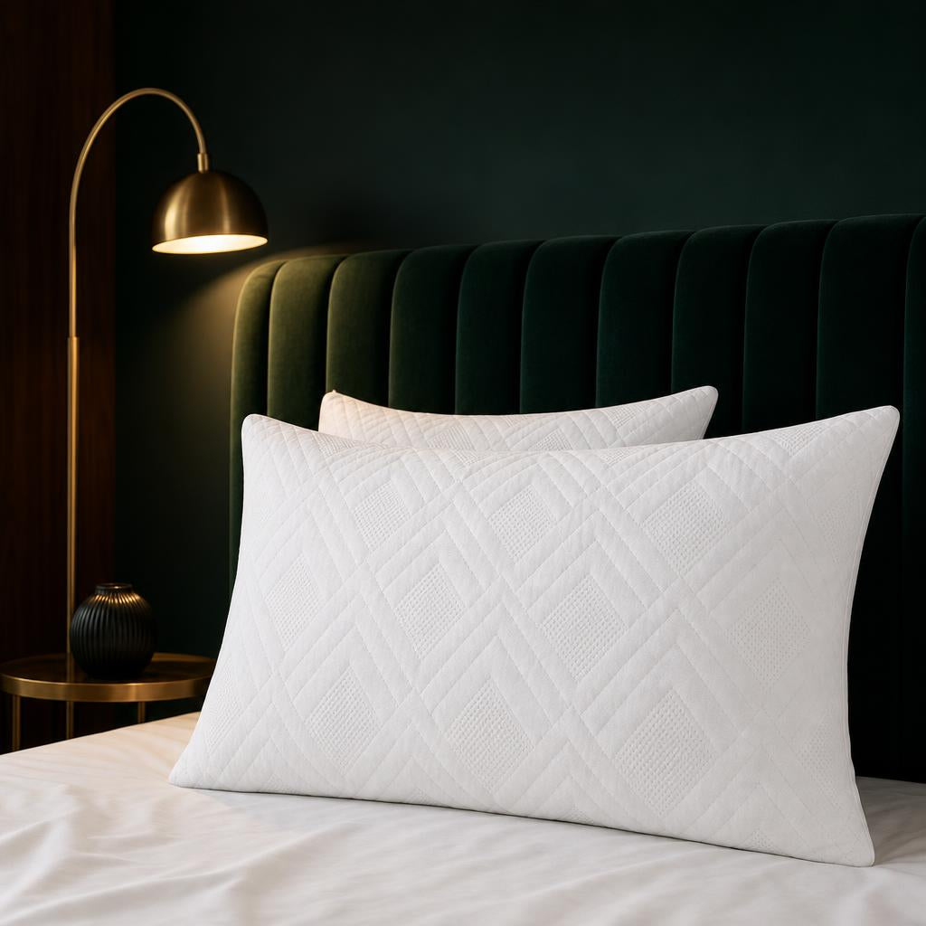 Almohada Siliconada 45x65 con Funda Acolchada