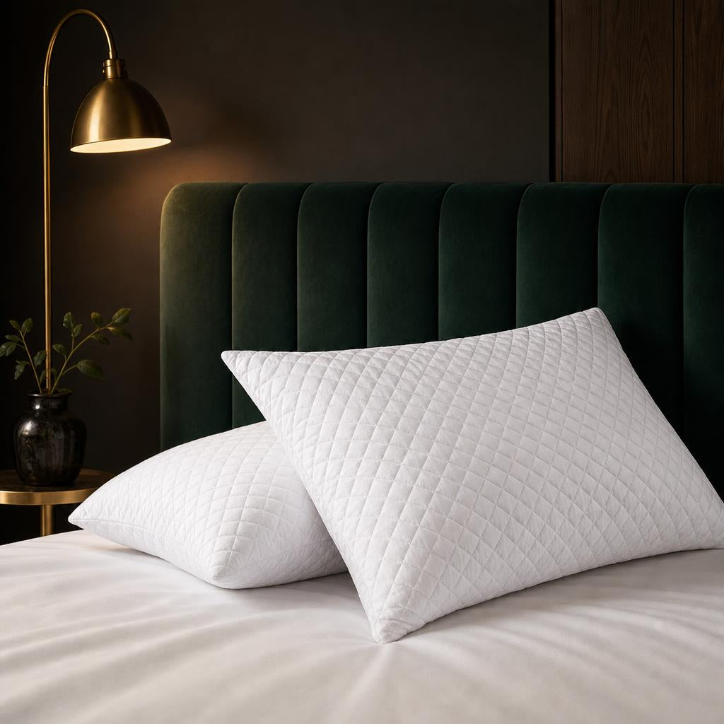 Almohada Rellena — Comodidad Media para Dormir Mejor