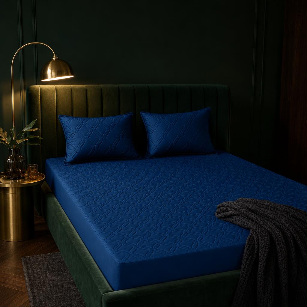 Combo Protector de Colchón Antifluido + Protectores de Almohada