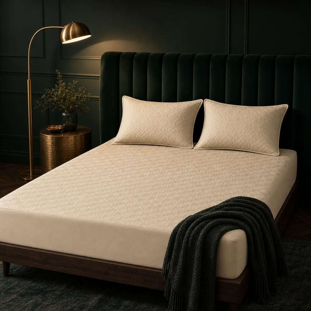 Combo Protector de Colchón Antifluido + Protectores de Almohada