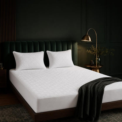 Combo Protector de Colchón Antifluido + Protectores de Almohada