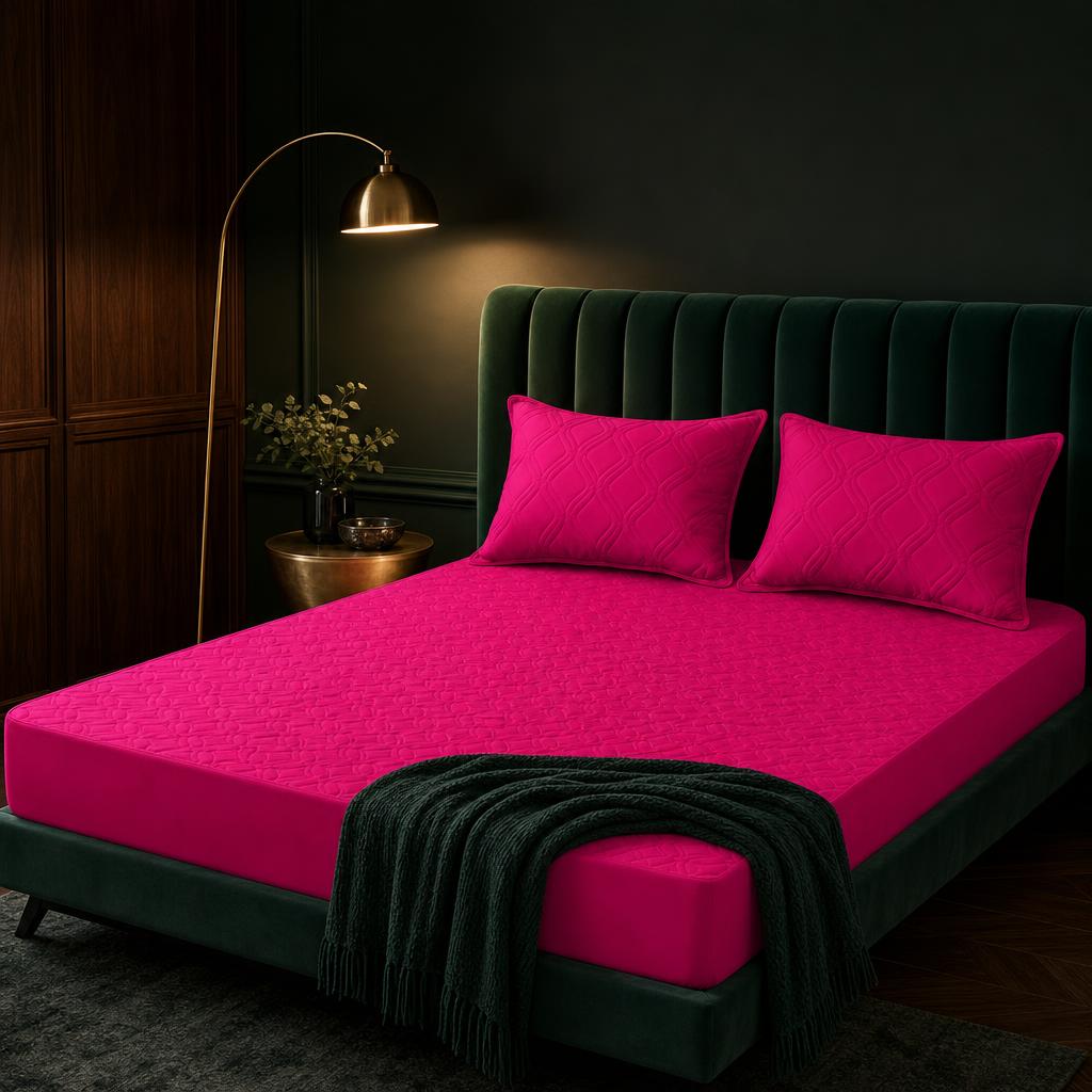 Combo Protector de Colchón Antifluido + Protectores de Almohada