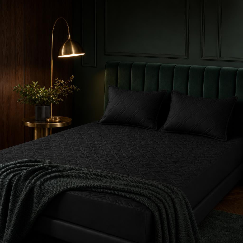 Combo Protector de Colchón Antifluido + Protectores de Almohada