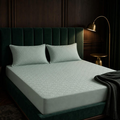 Combo Protector de Colchón Antifluido + Protectores de Almohada