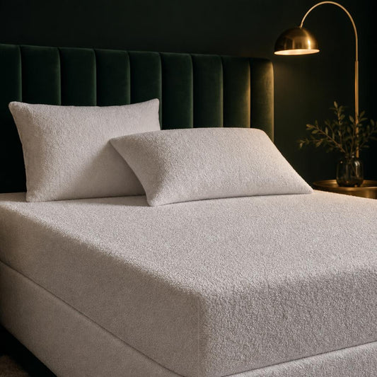 Combo Protector de Colchón 100% Impermeable + Protector de Almohada Terry