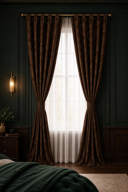 Cortinas Jacquard Gruesas — Elegancia para Cada Espacio