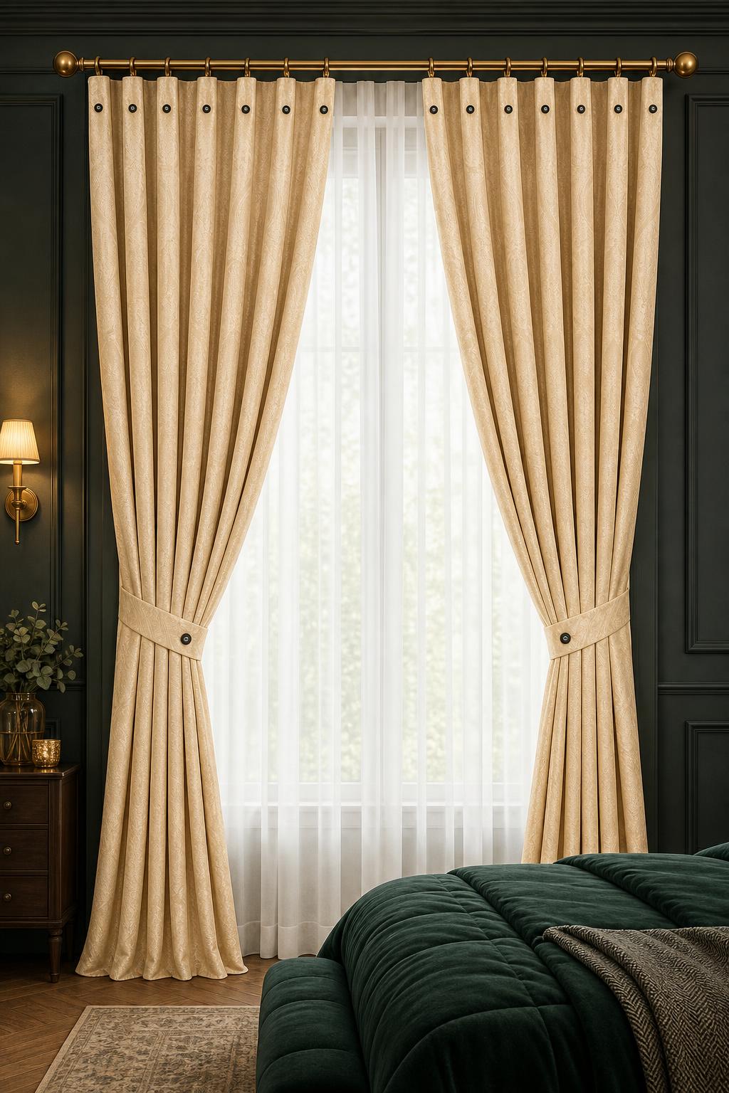 Cortinas Jacquard Gruesas — Elegancia para Cada Espacio