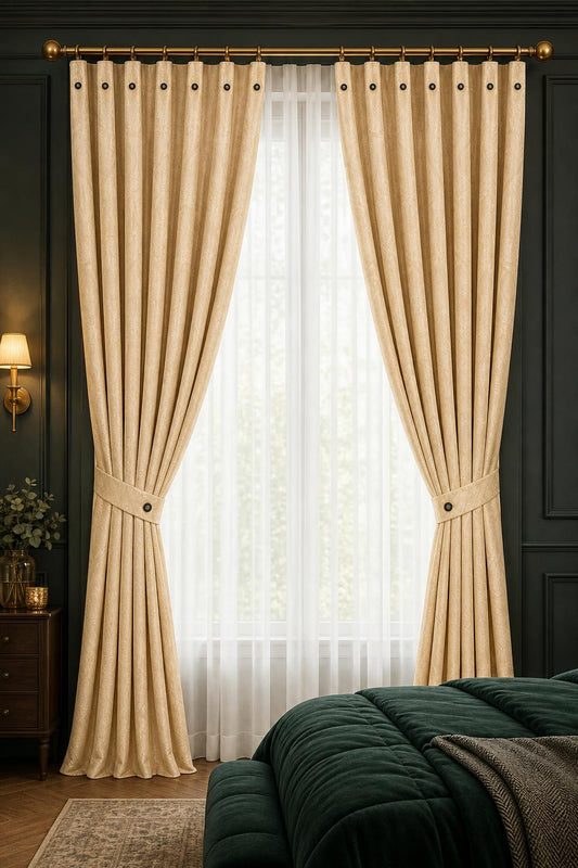 Cortinas Jacquard Gruesas — Elegancia para Cada Espacio