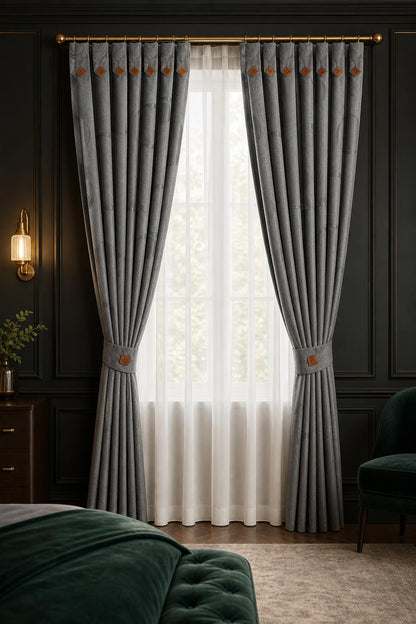 Cortinas Jacquard Gruesas — Elegancia para Cada Espacio