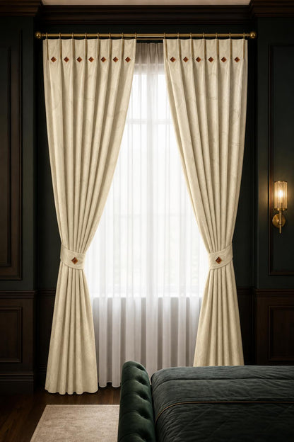 Cortinas Jacquard Gruesas — Elegancia para Cada Espacio