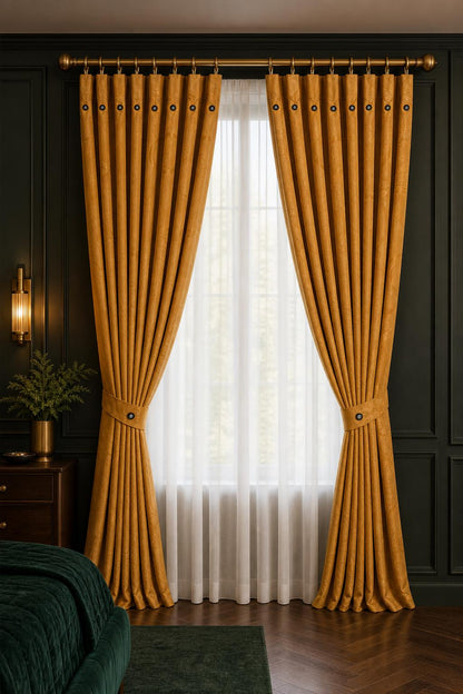 Cortinas Jacquard Gruesas — Elegancia para Cada Espacio