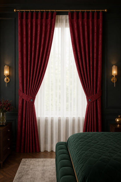 Cortinas Jacquard Gruesas — Elegancia para Cada Espacio