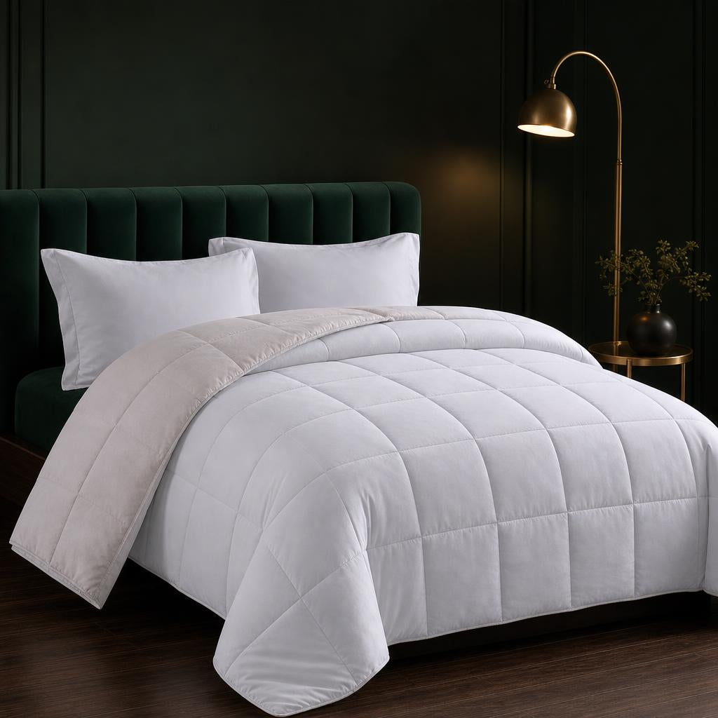Edredón Bicolor Acolchado — Abrigo y Estilo para tu Cama