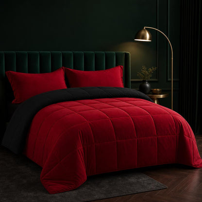Edredón Bicolor Acolchado — Abrigo y Estilo para tu Cama