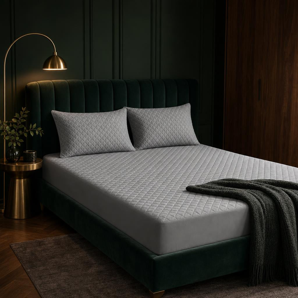 Súper Combo: Protector Antifluido + Almohadas Rellenas