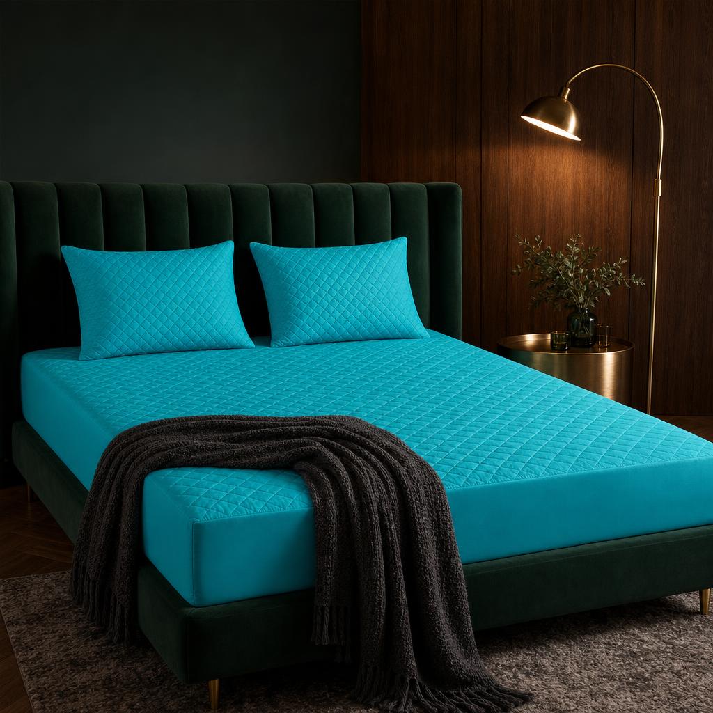 Súper Combo: Protector Antifluido + Almohadas Rellenas